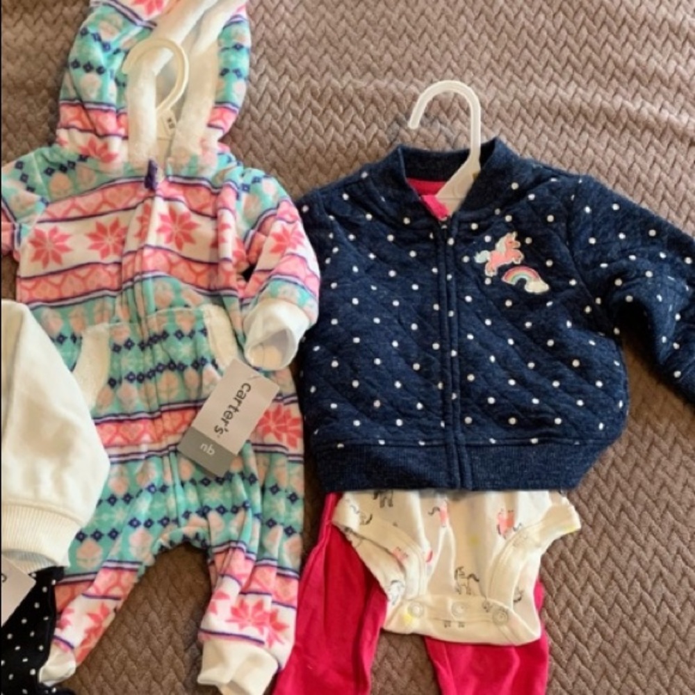 Two newborn outfits